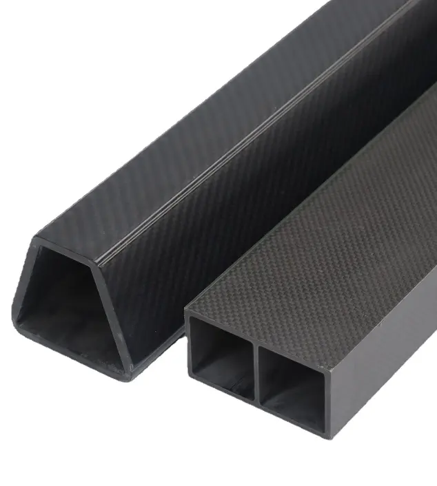 Factory 100% High quality 3K twill matte full carbon fiber tube customized carbon fiber hexagonal tube