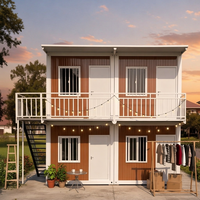 Maison préfabriquée modulaire en acier isolée pour usage résidentiel urbain et rural