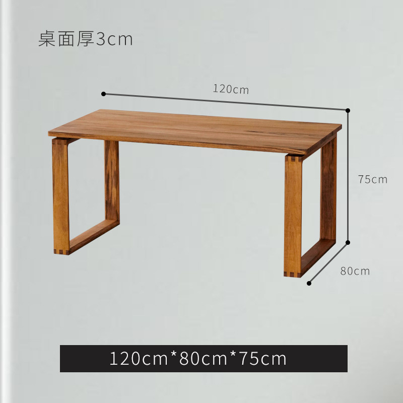 Table simple de 3 cm d'épaisseur et 12 m