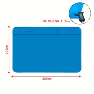 Tapis de travail d'isolation thermique 30*20Cm Station de soudage résistante à la chaleur - Product Image 5