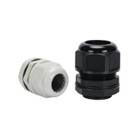 Passe-câble étanche en nylon PA66 IP68 avec filetage métrique M16, PG7, PG9, PG11, PG16, température de fonctionnement de -40 à 120°C
