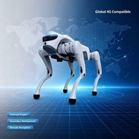 Robot chien bionique quadrupède pour les projets d'ingénierie et d'inspection à l'étranger, déploiement sur terrains complexes en extérieur