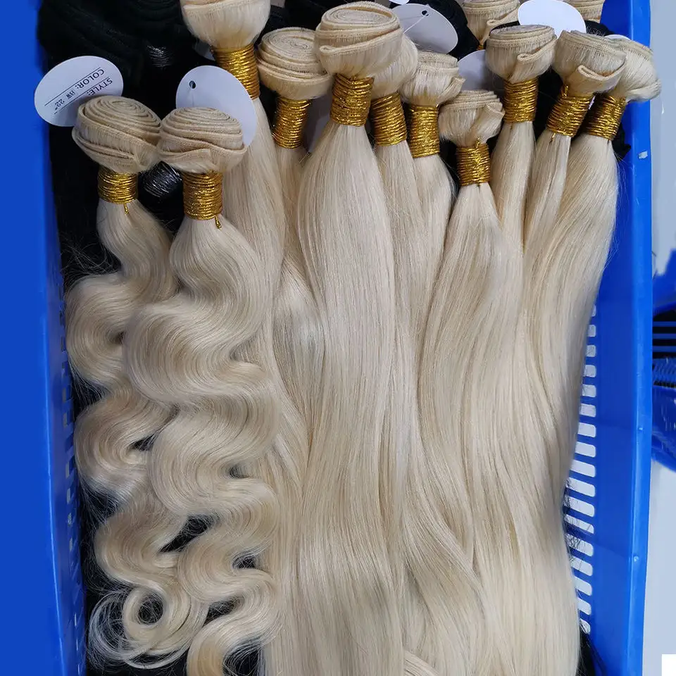 Wholesale Cheap Raw Virgin Peruvian Bundle Hair Vendors ,Russian Blonde Indian Mink Brazilian 100% Human Hair Bundles Extensions