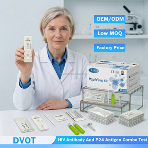 Prueba Rápida Combinada de Anticuerpos contra el VIH y Antígeno P24 para la Detección Temprana del VIH, Alta Precisión, Resultados Rápidos, Certificación ISO - Product Image 1