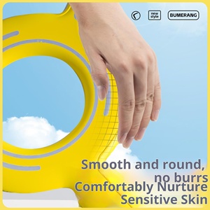 ของเล่นบูมเมอแรงใหม่สำหรับเด็กชายอายุ 2-4 ปี เหมาะสำหรับพ่อแม่ ใช้เล่นในสวนสาธารณะ กีฬากลางแจ้ง จานบินนุ่ม ยางสามใบพัด - Product Image 3