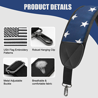 Sangle d'épaule rembourrée pour sac de golf, réglable, de remplacement, en maille respirante, ergonomique, robuste, avec clip pivotant, personnalisable OEM
