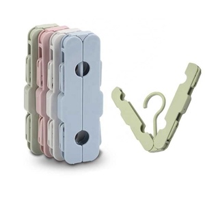 Appendiabiti pieghevoli stendini da viaggio stendino per vestiti portatili antiscivolo per casa stendibiancheria appendiabiti - Product Image 1