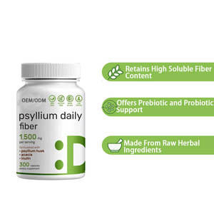 Cápsulas de polvo de cáscara de psyllium, suplemento de fibra delgada de digestión regular de fabricante orgánico de etiqueta privada ODM OEM - Product Image 6