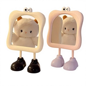 <span class=keywords><strong>Grand</strong></span> <span class=keywords><strong>miroir</strong></span> de maquillage carré à double face, style Instagram, mignon, portable, tendance, <span class=keywords><strong>pour</strong></span> la beauté, <span class=keywords><strong>miroir</strong></span> de courtoisie de bureau sur <span class=keywords><strong>pied</strong></span> - Product Image 1