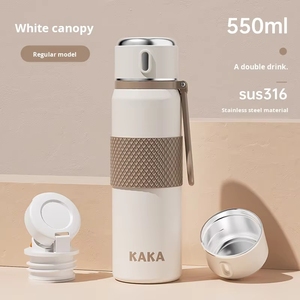 Vaso Térmico Inteligente Moderno de 550 ml de Gran Capacidad, Aislamiento Térmico de 12-24 Horas, Acero Inoxidable 316, Apto para <span class=keywords><strong>Agua</strong></span> Hirviendo - Product Image 1