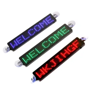 Red green Blue White Green LED Car Display Scrolling Text Phone Numbers Slogan Screen Programmable Mini Size LED Message Board