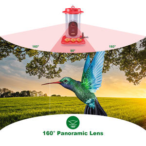 AI เครื่องให้อาหารนกฮัมมิงเบิร์ดพลังงานแสงอาทิตย์, 5MP ความคมชัดระดับ HD พร้อมการมองเห็นในเวลากลางคืนสำหรับการค้าต่างประเทศและการระเบิดข้ามพรมแดน - Product Image 3
