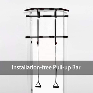 Wellshow Sport Pull-Up Bar <span class=keywords><strong>porta</strong></span> Trainer telaio <span class=keywords><strong>porta</strong></span> Dip Bar corde elettriche barre sottogola per nessuna vite - Product Image 2