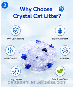 Factory Direct Crystal Cat Litter Odor Control Silica Gel Cat <b>Sand</b> Hot Selling OEM - Product Image 2