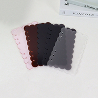 Carnet à spirale A6 DIY Budget-Friendly Clear Transparent Dashboard Givré PVC 6-Hole Acrylique Binder Loose-Leaf pour une utilisation scolaire