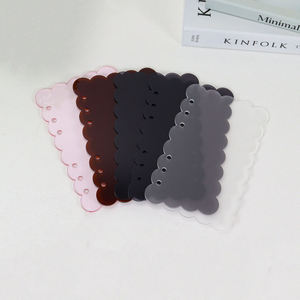 Carnet à spirale A6 DIY <span class=keywords><strong>Budget</strong></span>-Friendly Clear Transparent Dashboard Givré PVC 6-Hole Acrylique Binder Loose-Leaf pour une utilisation scolaire - Product Image 6