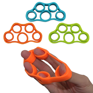 Silicone <span class=keywords><strong>Hand</strong></span> <span class=keywords><strong>Grip</strong></span> strengthener ngón tay Exerciser cẳng tay <span class=keywords><strong>Grip</strong></span> Workout huấn luyện viên với ngón tay cái Pain Relief - Product Image 1