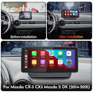 Radio para Auto con Android 14, Reproductor de Video, Navegación GPS, Multimedia, Carplay, Pantalla Estéreo AUTO para Mazda CX-3 CX3 Mazda 2 DK 2014-2021 - Product Image 3