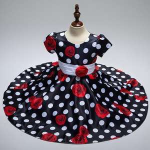 Vestido de Fiesta para Niñas con Diseño de Flores, Ropa de Compras en Línea, Envío Exprés desde China - Product Image 1