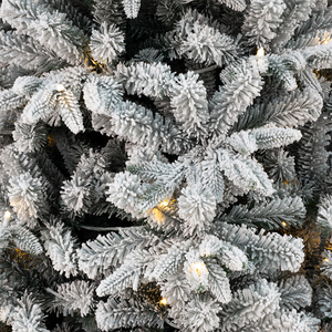 Kervino Nhà cung cấp Fraser đồi trang trại silverton linh sam đổ xô Cây giáng sinh có thể gập lại tuyết nhân tạo Xmas cây - Product Image 4