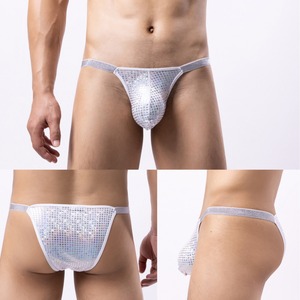 HL052 Slip <span class=keywords><strong>sexy</strong></span> da <span class=keywords><strong>uomo</strong></span> transfrontaliero, a mezza pochette, a vita bassa, in poliestere, per giovani uomini - Product Image 3