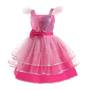 Robe de princesse d'Halloween pour filles, en polyester moelleux, pour spectacle de danse, design personnalisable, costumes de films et de télévision pour enfants - Product Image 4