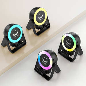 Nuovo Supporto per Telefono Cellulare Wireless a Induzione Stereo 2026, Mini Altoparlante Portatile da Scrivania con LED RGB - Product Image 6