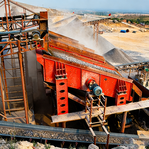 Unbemannte Bergbau-Aggregatligne 600 TPH für Offene Bergwerke im Nahen Osten Gabbro-Verarbeitung Ferngesteuerte Bedienung - Product Image 3
