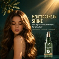 Shampooing Liquide Lissant à l'Huile d'Olive en Gros 500ml Hydratant Anti-Frisottis Soin Capillaire Soyeux Réparation Profonde 7-en-1 Marque Privée