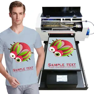 TIFFAN digital cheap small printing area dtg printer on canvas bags tshirt dtg printing machine A3 T-Shirt T Shirt Printer