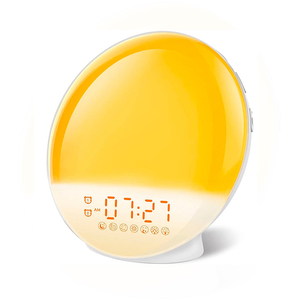 Loa thông minh thức dậy ánh sáng mặt trời mọc đồng hồ báo thức Bluetooth USB trang trí ánh sáng mặt trời mọc mô phỏng 7 thiên nhiên âm thanh bảng đồng hồ kỹ thuật số - Product Image 2