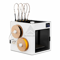 Sistem Pencetakan Multi Warna Otomatis Empat Kepala Alat untuk Printer 3D FDM Industri, Rumah Tangga, DIY, dan Pembuatan Prototipe