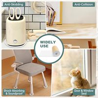 Rouleau de mousse néoprène blanche auto-adhésive de qualité supérieure, protection multi-usages pour pieds de chaise, feuille de mousse CR