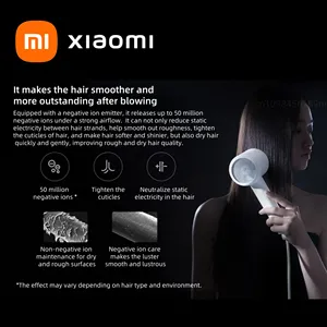 <span class=keywords><strong>Asciugacapelli</strong></span> Ionico MIJIA <span class=keywords><strong>Mi</strong></span> H300, Asciugatura Rapida, Cura dei Capelli con Ioni Negativi, Professionale per Casa, 1600W, Diffusore Incluso - Product Image 4