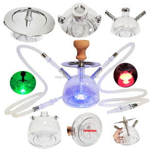 Cachimba pequeña portátil <span class=keywords><strong>adalya</strong></span> shisha, Cachimba de cristal para el hogar, 1 pipa - Product Image 6