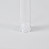 Botol Lotion Plastik Transparan Mini Tanpa Udara dengan Wadah Isi Ulang 5ml 10ml 12ml 15ml untuk Kemasan Perawatan Pribadi