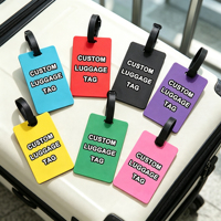 Étiquettes de bagages en cuir personnalisées de haute qualité pour fabricants, porte-passeport et ensemble d'étiquettes de bagages, étiquettes de bagages par sublimation