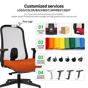 Chaise de bureau ergonomique en maille AODA avec <span class=keywords><strong>siège</strong></span> coulissant, charge maximale 150 kg, silla de oficina, chaise de bureau ergonomique - Product Image 3