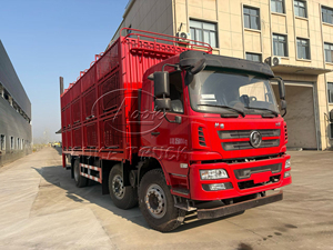 Camion de transport de volailles vivantes SHACMAN, état neuf, carrosserie en alliage d'aluminium, faible mortalité, camion de livraison de volailles vivantes à vendre - Product Image 4