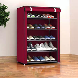 خزانة متعددة الطبقات لتخزين الأحذية وإزالة الروائح الكريهة مقاومة للغبار-خزانة غير منسوجة لتوفير المساحة من الأثاث المنزلي - Product Image 6