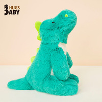 Peluche Crocodile Doux en Gros, Poupée Éléphant, Coussin Crocodile Bleu pour Salon, Poupée Dinosaure, Cadeau d'Anniversaire