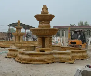 pillar water fountain/stone pillar fountain/falling water fountain