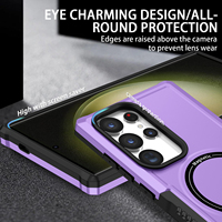 Nouvelle coque de téléphone magnétique à charge sans fil pour Samsung S26 Ultra, coque de téléphone hybride résistante aux chocs pour Samsung S23 S24 S25 Fe