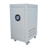 Stabilisateur de tension statique en cuivre, régulateur de tension numérique sans contact, monophasé AC, industrie CNC, 220V 50kVA, CE ISO-9001