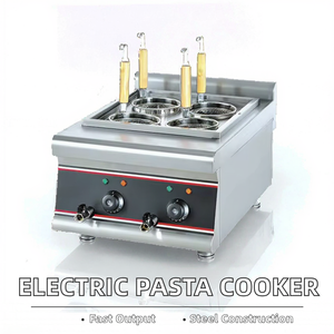 Cuisinière à pâtes électrique en acier inoxydable haute productivité 6000W, facile à nettoyer, avec installation facile pour une utilisation professionnelle en cantine - Product Image 2