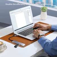 Hub Usb C multifonction, Hub Usb C 5-en-1 Type C 3.0 Hubs Usb SD/TF Adaptateur multiport Expandeur pour transmission de données d'ordinateur portable