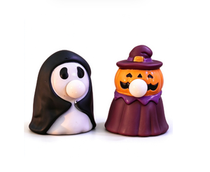Juguete Blandito <span class=keywords><strong>de</strong></span> Dibujos Animados <span class=keywords><strong>de</strong></span> Halloween, Mini Calabaza y Fantasma, Juguete Antiestrés, Regalo para Fiestas Infantiles, Decoración para Jardín <span class=keywords><strong>de</strong></span> Niños - Product Image 1