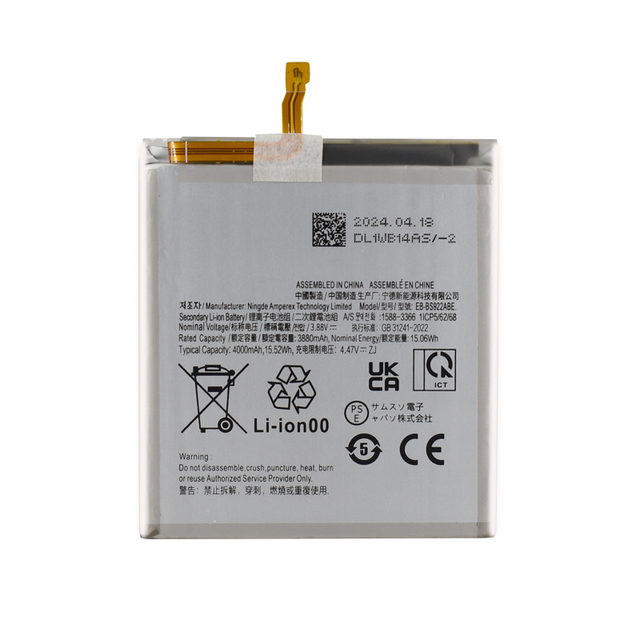 OEM 3.88V 4000mAh Replacement Phone Battery EB-BS922ABE for Samsung Galaxy S24 Batteries