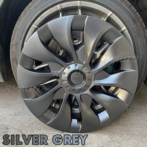 ฝาครอบล้อ 4 ชิ้น สำหรับ Tesla Model 3 ขนาด 18 นิ้ว ฝาครอบดุมล้อแบบเต็มวง อะไหล่ทดแทนสำหรับรุ่นปี 2017-2022 สีดำด้าน - Product Image 5