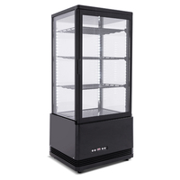 Top qualité commerciale couvercle en verre chocolat gâteau affichage vitrine réfrigérateur